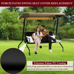 Porch Patio Swing Seat Cover , 680D Thickened Waterproof Oxford Swing Fabric …