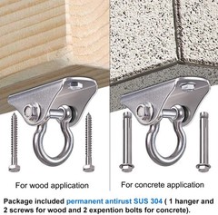Heavy Duty Stainless Steel Swing Hanger – 1600 LB Capacity