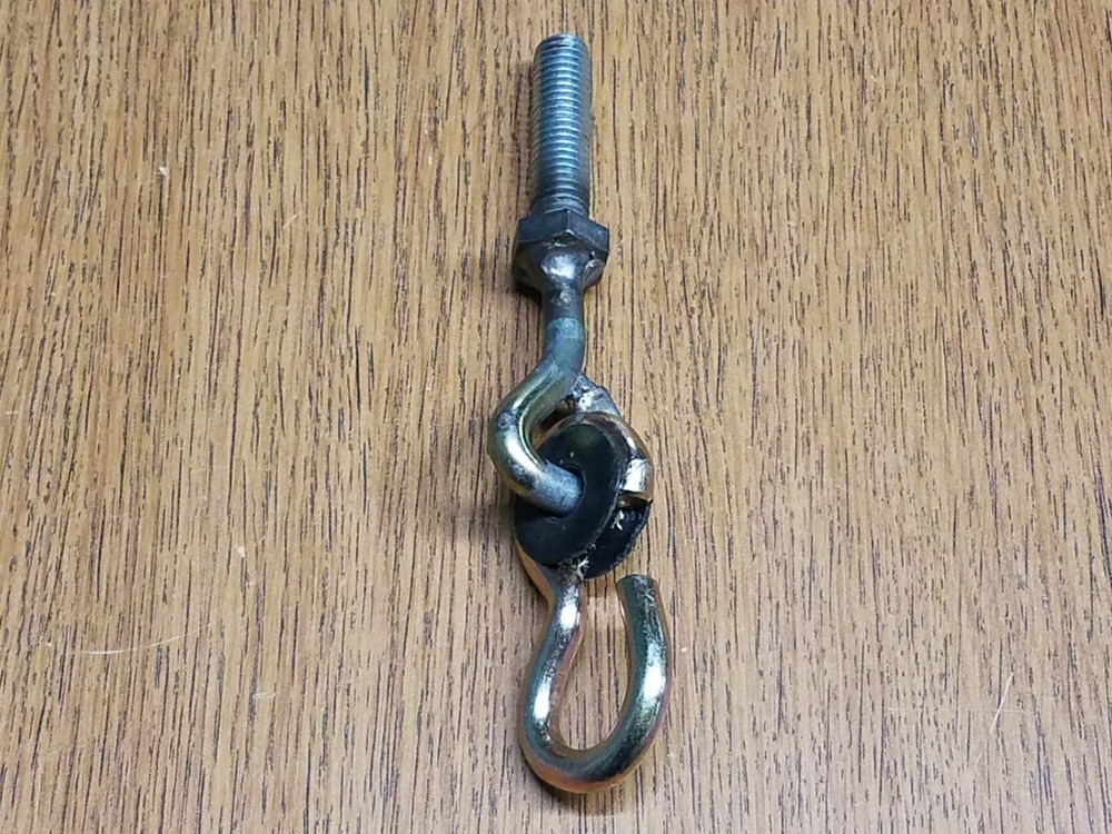 Swing Set Nyglide Swing Hanger mounted to 1/2 -13 Bolt