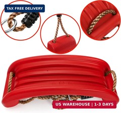 WUWEOT Tree Swing Seat, Outdoor Kids Swing Seat, 220 lbs Hanging Plastic Tree Se