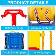 Toddler Swing 3 in 1 Swing Set Backyard Baby Outdoor