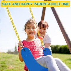 Heavy-Duty EVA Swing for Kids & Adults – 66″ Long Anti-Rust Chains, Safe Design