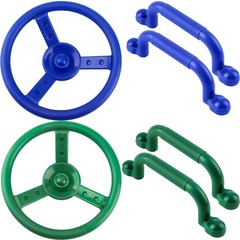 6 Pcs Playground Accessories Swingset Steering Wheel Plastic Priate Ship Stee…