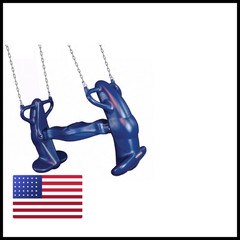 Swing-N-Slide Mega Rider Glider Swing Blue Ne 4537