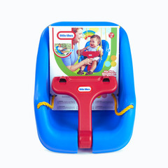 Little Tikes 2-in-1 Snug & Secure Swing High Back Blue Toddler Baby Seat