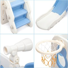 8-in-1 Toddler Climber and Slide Playset Indoor and Outdoor Playground for Kids