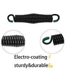 Porch Swing Springs Heavy Duty – Pack of 2 Hammock Chair Spring 1300Lbs, Hang…