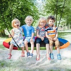 60” Giant Waterproof Platform Saucer Tree Swing Set 700 lb Weight Capacity