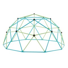 Uimoso 10FT Geometric Climbing Dome with Saucer Swing, Supports 1000LBS