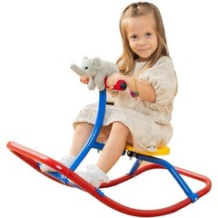 Kids Rocking Horse Seesaw Safe Home Playground Toddler Outdoor Playset 3 5 Years