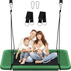 60″ Retangular Tree Swing for Kids & Adults, Adjustable Retangular 60″x 31″
