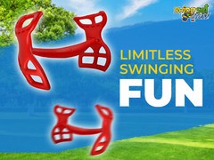 Swing Set Stuff Inc. Glider without Chain or Rope Red 0073-R wood playset seat