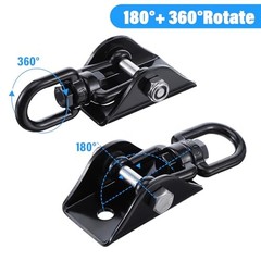 2 Pcs Swing Hanging Kit, Heavy Duty 2000 LB Capacity 360 Degree Rotating