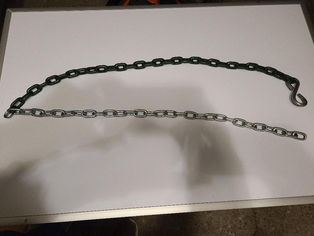 Playkids (2) 66″ Fully Coated Swing Set Chains for Playground Play set – Green