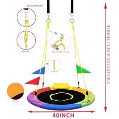 40 Inch Tree Swing for Kids Outdoor，Spider Web Tree Swing,850Lb New 6 Colors