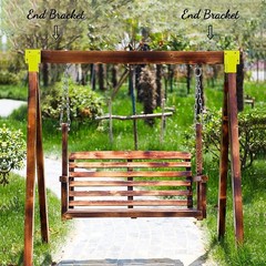 A-Frame Swing Set Brackets – 2 Heavy-Duty Brackets with All Mounting Hardware