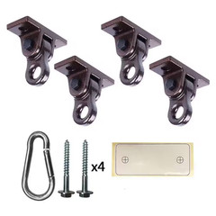 5000 Lb. Capacity Heavy Duty Swing Hangers with Screws Bolts for Playground Porc
