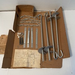 Vintage Sears Swing Slide Playset Ground Anchors Kit 70525