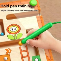 Junior Kids Magnetic Maze Puzzle Toy – Logic & Concentration Training 3 to 7 Y