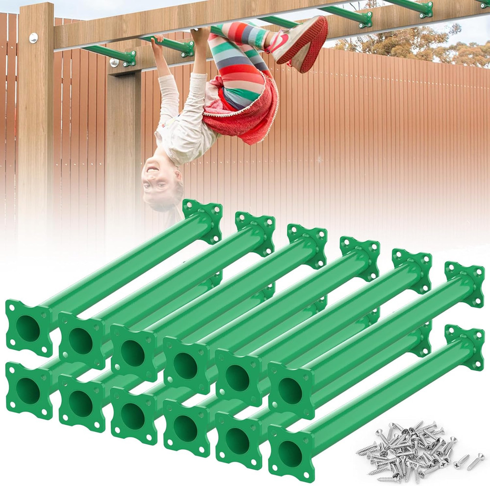 16.5 Inch Monkey Bars Kit Playground Monkey Bar Ladder Rungs for Backyard Indoor