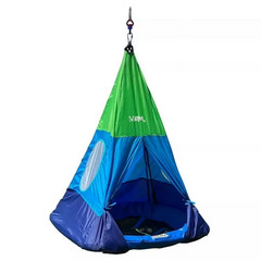 ~ New M & M Outdoor Teepee tree hanging hammock tent swing with Detachable Tent~