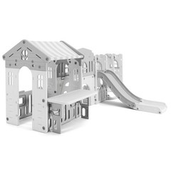 10IN1 Toddler Slide Swing Playhouse Playset Climber Playground Indoor Outdoor