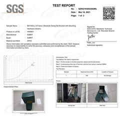 A-Frame Swing Set Brackets with Mounting Hardware – Durable Green Outdoor Kit