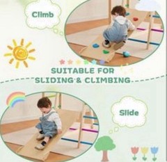 Paxato Indoor Playground, Climbing Toys for Toddlers 1-3 Inside with Basketball