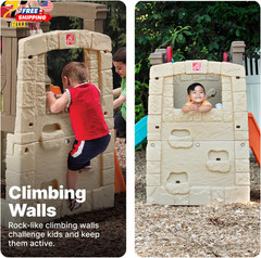 Woodland Climber II Kids Playset Ages 2 –6 Years Old Toddler Slide and Climbing