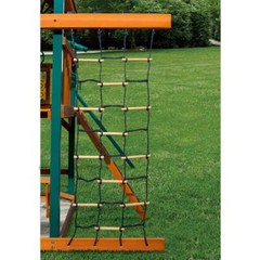 Swing-N-Slide Playsets Cargo Climbing Net Tubular Wooden Dowels 30 in. x 96 in.