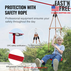 [HOT SALE] 65ft Zipline Kit for Kids and Adults, Slackers Zipline up to 500 lbs.