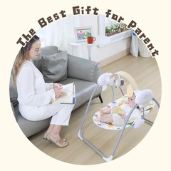 Portable Baby Swing for Infants, Compact & Foldable Infant Swing with 5-Speed…