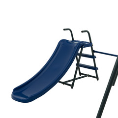 Outdoor Swing Set 6 Functions w/ Net, Slide, Glider Ages 3+ 440lb