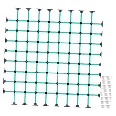 Climbing Net for Kids with Installation Base for 72″ × 72″ Wooden 72″ X 72″