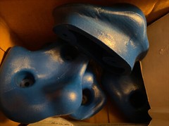 1 Box of play action climbing rocks (4)