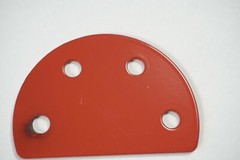 1x Space Dome Climber Replacement Red 4 Hole bracket – 4″ Half round NEW