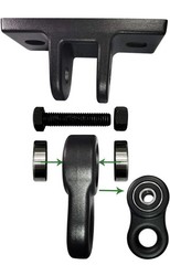 5000 Lb. Capacity Heavy Duty Swing Hangers with Screws Bolts for Playground Porc