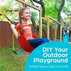Jungle Gym Kingdom Swing for Outdoor Swing Set – Pack of 1 Swing Seat Replacemen