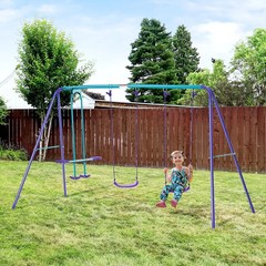Children’s Playground Swing Set A-Frame Stand for Kids Outdoor Indoor Backyard