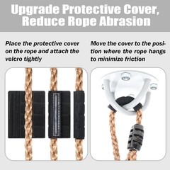 Adjustable Tree Swing Strap Kit – Heavy-Duty Nylon, Holds 650 lbs – Pack of 2