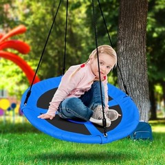 Saucer Swing for Kids – 40 Inch Outdoor Tree Swing with 660 lb AB010006-1