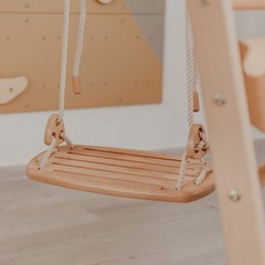 Indoor Jungle Gym 8 in 1 Montessori Climbing Set Toddler Playground Swing Slide