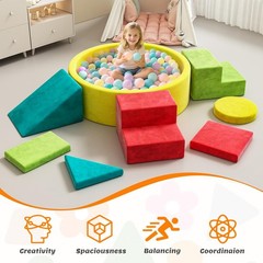 Soft Foam Climbing Blocks Set for Toddlers Indoor Climbing Play Gym Toys