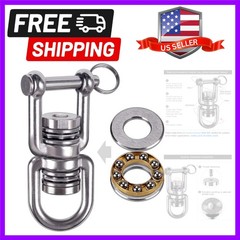 Swing Swivel with 2 Bearing, 360° Rotation, 770LB Capacity, Safest Rotational…