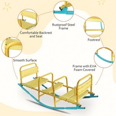 Kids Seesaw Playground Backyard Outdoor Fun Activity Play Rocker Toy Swing
