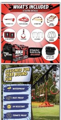 Trailblaze Ninja Warrior Obstacle Course – Ultimate Outdoor Fun 50 Ft Ninja