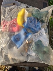6 PACK OF SWING N SLIDE ROCK WALL Climbing American Ninja