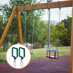 4 Pcs Metal Swing Set Accessories Includes Snap Hooks Brackets Attachments Sw…
