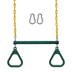 093006832101 Jungle Gym Kingdom Swing Sets for Backyard Monkey Bars Green
