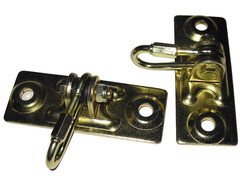 2pc Gold Swing Hangers for Outdoor Wood Wooden Play Set w/ Clamps A4M00505